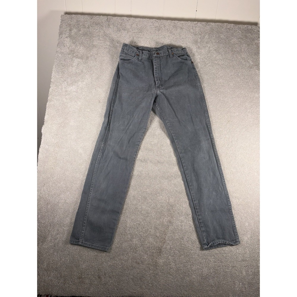 VTG Women's 90s Denim Wrangler Jeans WPL6428 15x32 (30x32) Cowgirl Cut Gray Wash